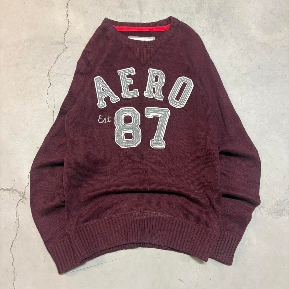 Vintage y2k Red Aeropostale Sweater